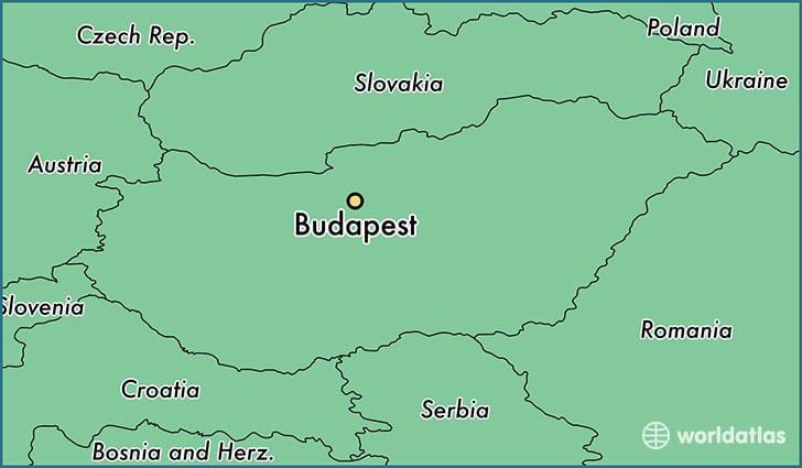 kart Budapeşt və qonşu ölkələr