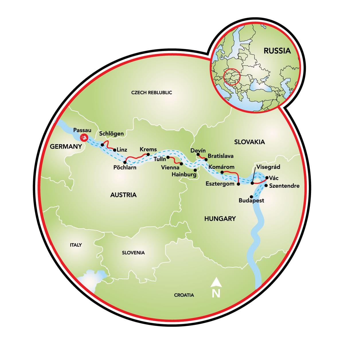 velosiped xəritə Budapeştin