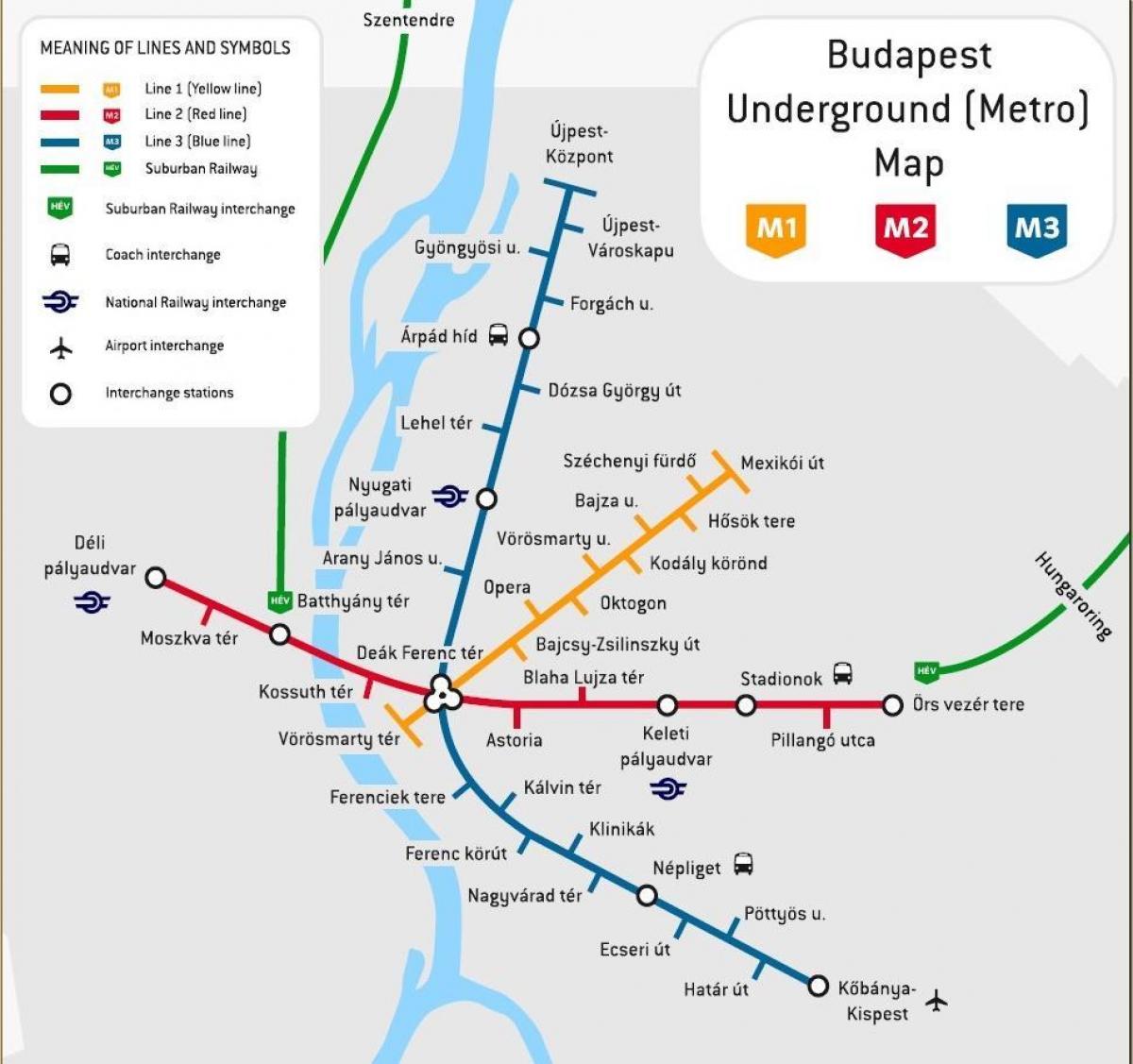 Budapeşt avtovağzal xəritəsi