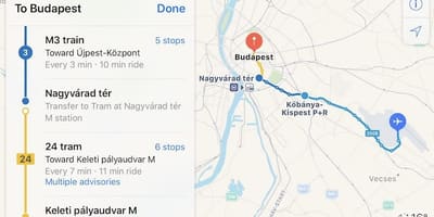 Budapeşt kelenfold dəmir yolu vağzalı xəritə
