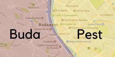 Budapeşt məhəllələri xəritə