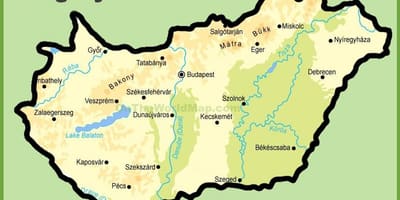 Budapesta xəritə