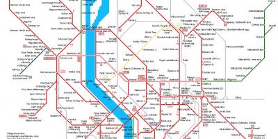 Budapeşt metro xəritəsi